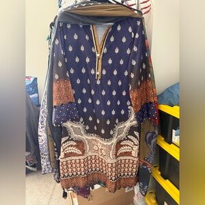 Pakistani shalwar kameez designer sapphire size medium Eid party wear